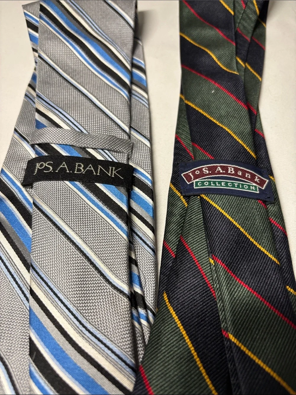 Jos. A. Bank Lot of 2 Striped Silk Ties